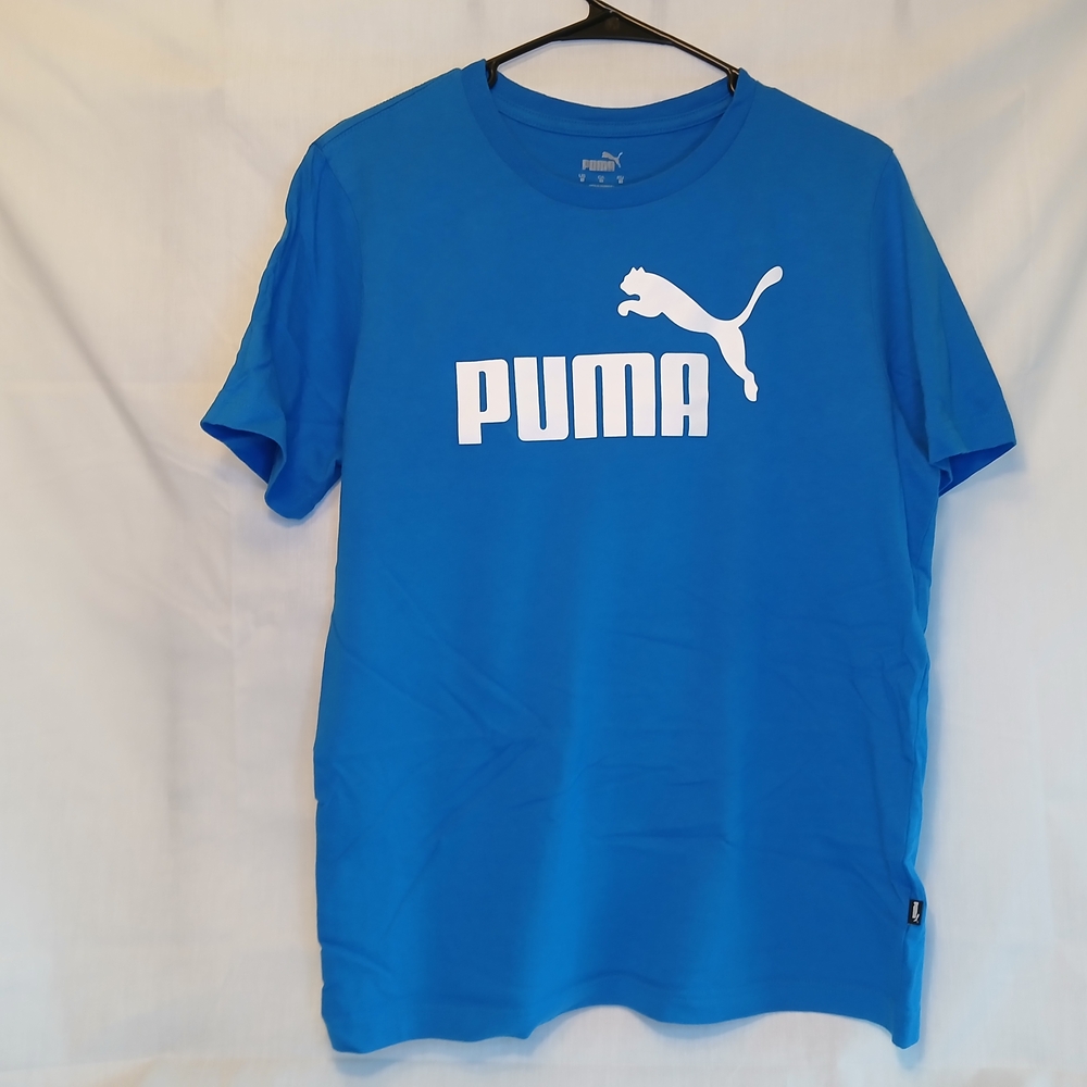 Puma Blue Short Sleeve Tees Athletic Collection